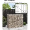 Gabion rács, galvanizált acél hálóval 100x80x30cm