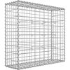 Gabion rács, galvanizált acél hálóval 100x90x30cm