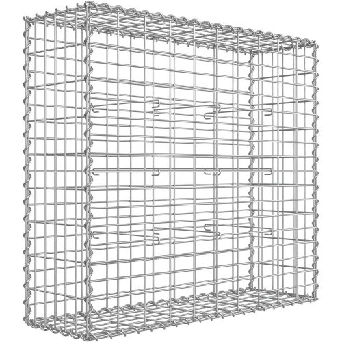 Gabion rács, galvanizált acél hálóval 100x90x30cm