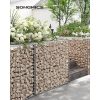 Gabion rács, galvanizált acél hálóval 100x90x30cm