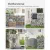 Gabion rács, galvanizált acél hálóval 100x90x30cm