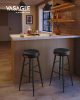 VASAGLE Echo kollekció ULBC090B01 bárszékek, 2 darab szettben, konyhai székek, reggeliző