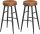 VASAGLE Echo Collection ULBC090K01 Bárszékek, 2 darabos készlet, Konyhai székek, Reggeliző
