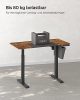 SONGMICS Magasságállítható elektromos íróasztal, 60 x 120 x (72-120) cm, teljesen