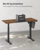 SONGMICS Magasságállítható elektromos íróasztal, 60 x 140 x (72-120) cm, teljesen