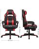 SONGMICS Racing Gaming Chair, Állítható irodai szék lábtartóval, Ergonomikus kialakítás,